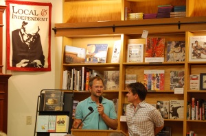 Brent and Josh at Schuler's Books in Lansing!